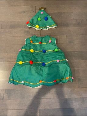 Rubie’s Kids Christmas Tree Costume Dress for Halloween or Dress-up Play